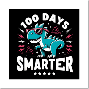 100 Days Smarter - Dinosaur Posters and Art